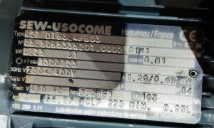 SEW EURODRIVE Three phase electric motor 0.25 kW