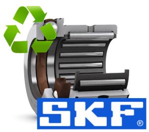 SKF Roulement combiné à aiguilles / butée à billes avec couvercle