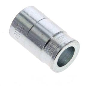 Steel compression fittings.