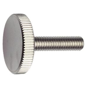 HALDER Flat Knurled Thumb Screws, DIN 653