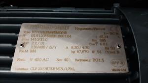 SEW EURODRIVE Gearmotor 2.2kw