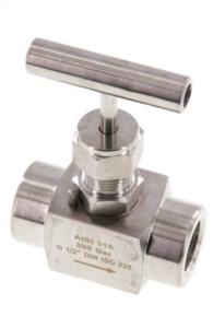 LANDEFELD Stainless steel needle shut-off valves,
