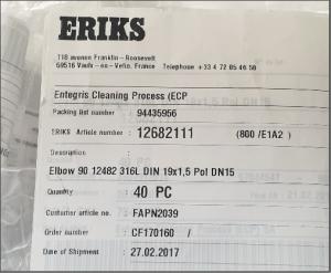 ERIKS Elbow 90 ° DIN 12482